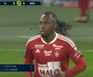 Alberth Elis tuvo sus primeros minutos con la camiseta del Stade Brestois este miércoles en el empate 0-0 ante el Olympique de Lyon.