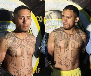 Con el número 18 plasmado en su pecho, “El Mensajero” supuestamnete formaba parte de una de las estructuras criminales más peligrosas de Honduras. Sobre él pesaba un amplio historial delictivo.