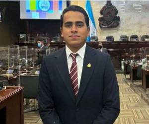 Josué Colindres, actual diputado suplente de la bancada del Partido Liberal.