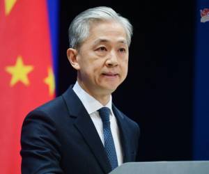 Wang Wenbin, portavoz del Ministerio de Relaciones Exteriores de China, dio la bienvenida al anuncio de la presidenta Xiomara Castro.