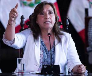 Dina Boluarte, presidenta de Perú tras el derrocamiento de Pedro Castillo.