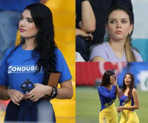 Un verdadero ramillete de guapas damas engalanaron la noche del clásico entre Olimpia y Motagua por el pase a la final del Torneo Clausura.