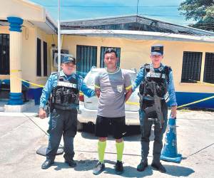 El árbitro William Antonio Canales fue capturado por agentes de la Policía Nacional y no es acusado del delito de tentativa de homicidio.