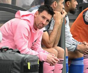 Lionel Messi no se pudo recuperar para este juego del Inter Miami contra Monterrey.