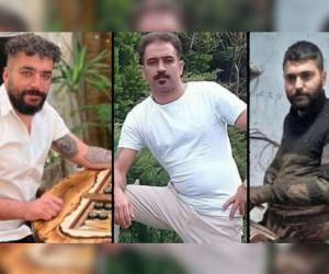 Saleh Mirhashemi, Saeed Yaghoubi y Majid Kazemi.