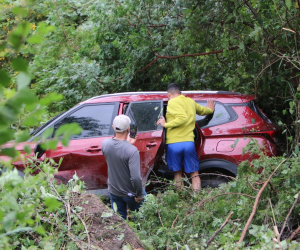 En imagen se muestra el lugar donde ocurrió el lamentable accidente donde perdió la vida el menor.