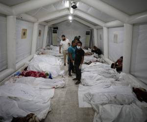 Cientos de muertes se registraron en el bombardeo al hospital en Gaza.