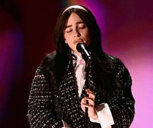 La cantante realizó una emotiva aparición en el escenario de los premios Oscar en su edición 2024.