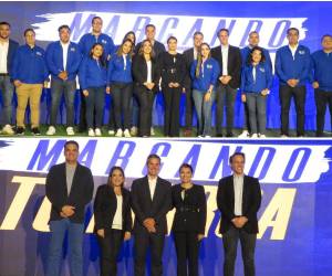 Ejecutivos de Tigo en el lanzamiento de la transmisión del Mundial FIFA 2026. Tigo transmitirá los 104 partidos del Mundial FIFA 2026 a través de Tigo Sports.