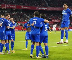 Getafe se colocó en el puesto 8 de LaLiga de España