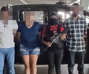 Dos hombres y una mujer fueron los detenidos por la Policía Militar.