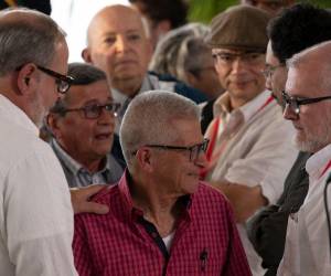 Los comandantes guerrilleros del Ejército de Liberación Nacional (ELN) de Colombia, Aureliano Carbonell y Pablo Beltrán tienen buenas expectativas por el acuerdo de paz.