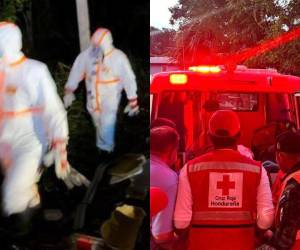 La mañana de este lunes, las autoridades aún realizan trabajos de mitigación en la zona donde ocurrió el fatal accidente entre una rastra que transportaba cianuro y un bus.