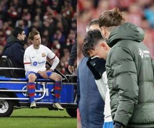Frenkie De Jong y Pedri se lesionaron en el encuentro ante el Atlethic Bilbao en San Mamés.