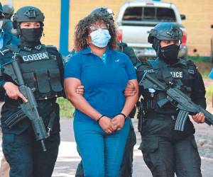 La hondureña Harlin Clariza Spicer Clark fue capturada el 7 de noviembre de 2022 en su residencia en la ciudad de La Ceiba.