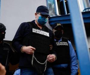 El expresidente de Honduras, Juan Orlando Hernández, es acusado por vínculos con el narcotráfico.