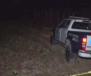 El cadáver del hombre quedó en un sector solitario conocido como La Calera.