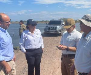 Anabel Gallardo, presidenta del Cohep, conoció de cerca la crisis que vive la industria del camarón en el sur de Honduras.