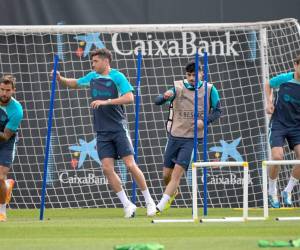 Sergi Roberto habla sobre lo que está pasando en el vestuario del Barça previo al clásico.