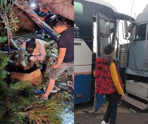 Esta madrugada dos accidentes, uno en Copán y otro en Talanga, cobraron la vida de tres hombres; más tarde otro conductor sobrevivió al accidentarse en Ocotepeque. En los tres casos las víctimas habían quedado atrapadas entre el amasijo de hierros, por lo que rescatistas tuvieron que emplear herramientas especiales para recuperar las víctimas. Aquí los hechos.