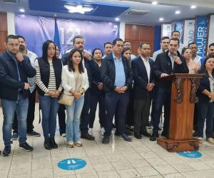 Zambrano rechazó la “acusación del Congreso Nacional, que está responsabilizando a la oposición y al Partido Nacional por los hechos violentos en el congreso”.