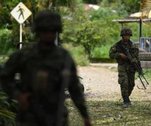 El Ejército colombiano realizó una acción en el caserío de Remolinos del Orteguaza, en Florencia, Caquetá.