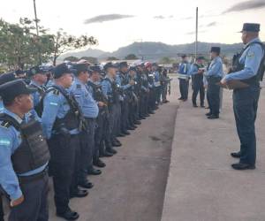 En el cumplimiento al PCM 01-2023 se realiza fuerte despliegue policial en los municipios de Choluteca, muestran las autoridades.