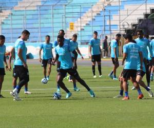 Honduras realizó dos microciclo previo a este juego que será contra Costa Rica.