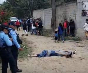 Asesinan a un hombre en Guimaca.