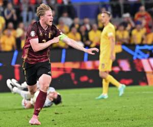 Kevin De Bruyne anotó el segundo tanto de la selección de Bélgica.