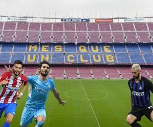 Tres fichajes mediaticos podrían llegar al Camp Nou para jugar con el Barcelona.