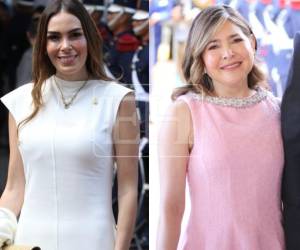 Desde diputadas hasta las esposas del presidente y del alcalde, así lucieron algunas mujeres en la toma de posesión de Nasry Asfura.