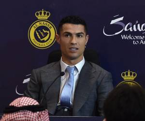 Cristiano Ronaldo ofreció una conferencia de prensa en su presentación oficial con el Al Nassr.