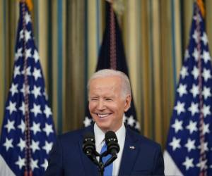 El presidente de Estados Unidos, Joe Biden, durante una conferencia de prensa tras las elecciones de medio mandato.