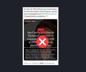 Captura de pantalla a una publicación de X realizada el 13 de junio de 2024.