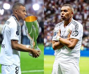 Kylian Mbappé conquistó la Supercopa de Europa con Real Madrid.
