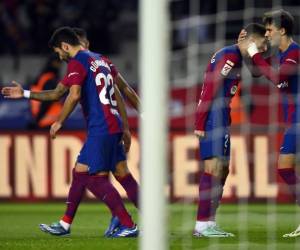 Barcelona empezó el partido con mucha intensidad sobre el Atlético de Madrid