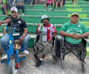 Enrique Ruiz, Orlando Solís y Ricardo Argueta tienen vía libre para ver jugar a su amado Marathón de local.