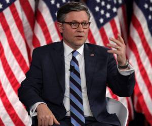 El presidente republicano de la Cámara de Representantes estadounidense, Mike Johnson.