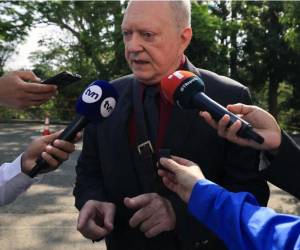 Jürgen Mossack, abogado panameño y uno de los fundadores de bufete Mossack Fonseca, en el primer día del juicio por el escándalo de los “Panama Papers”.