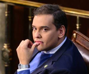 Foto tomada el 3 de enero de 2023, el recién elegido representante republicano de Nueva York, George Santos.