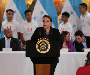 La presidenta de Honduras, Xiomara Castro.