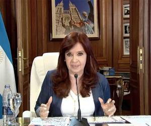 La vicepresidenta argentina, Cristina Fernández Kirchner.