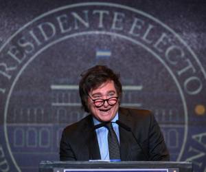 El nuevo presidente electo de Argentina, Javier Milei.