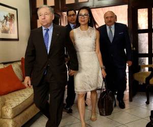 Michell Yeoh y su esposo Jean Todt visitaron Honduras.