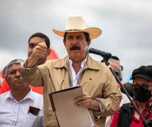 El expresidente de Honduras, Manuel “Mel” Zelaya, convocó a toda su militancia a protestar en el Infop por el gane del alcalde de Libre.