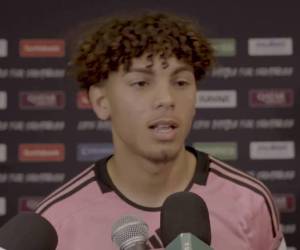 David Ruiz tuvo unos minutos en el juego del Inter Miami ante el Nashville.