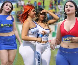 ¡Qué hermosas! Estas lindas nenas se robaron las miradas en el recinto olanchano. FOTOS: Andro Rodríguez | Erlin Varela.