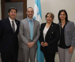 Greco Pérez, Paul Angelo, Vania Morales y Georgina Crovetto.