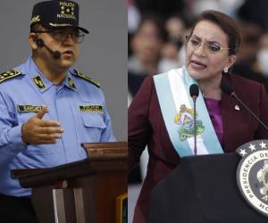 El director de la Policía Nacional respondió a los enérgicos tuit de la presidenta Castro sobre la Secretaría de Seguridad.